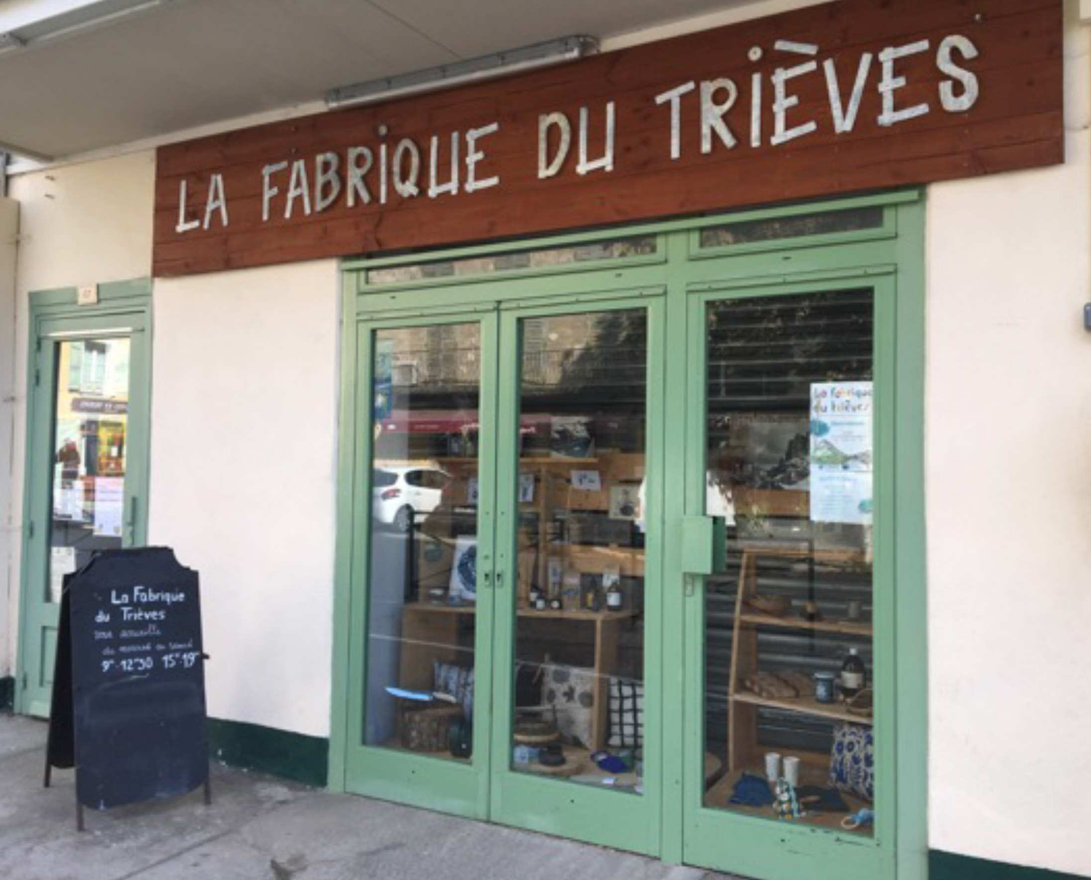 Enseigne la fabrique du trieves mens isere