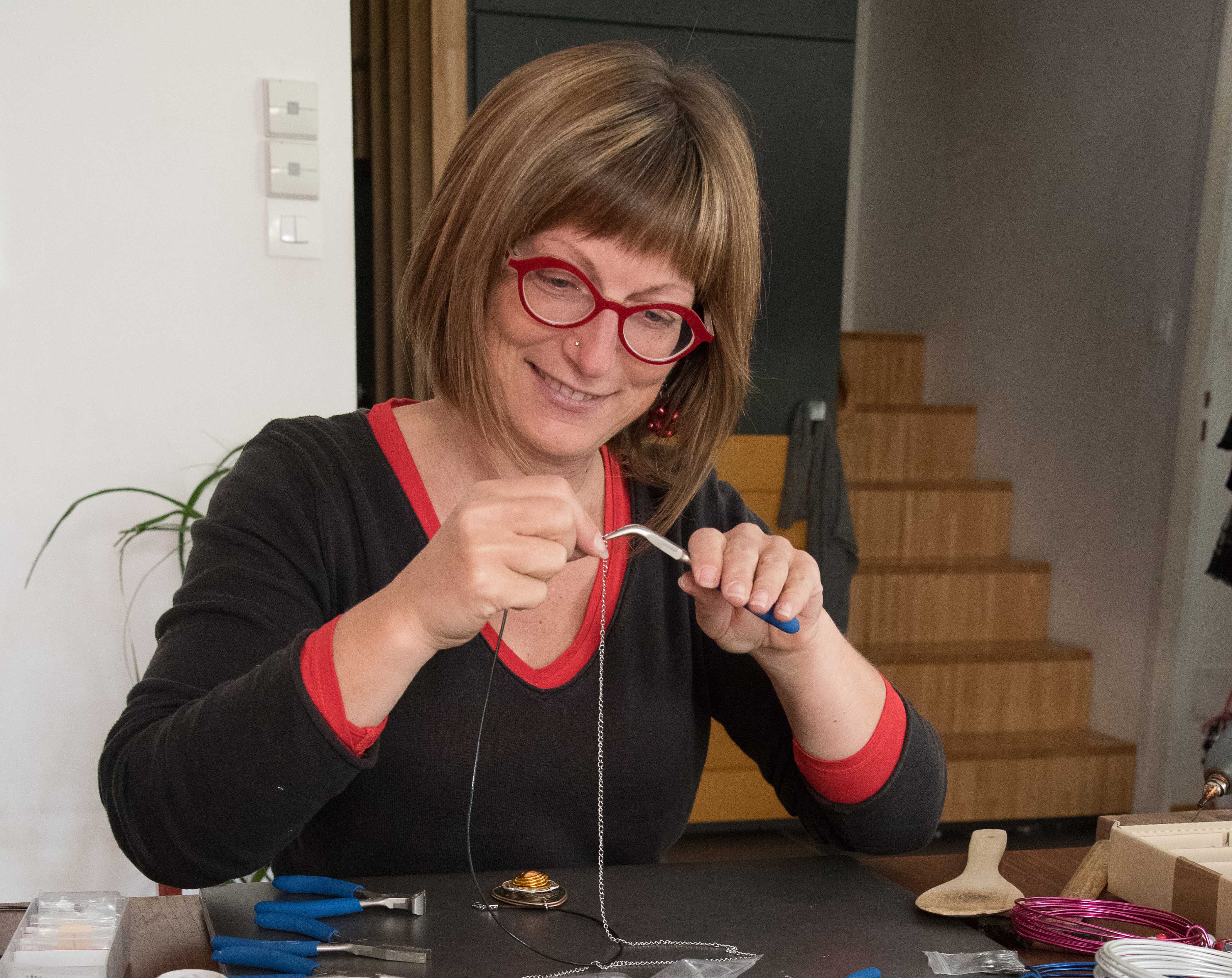 Dorothee bijoux perlipopette pince