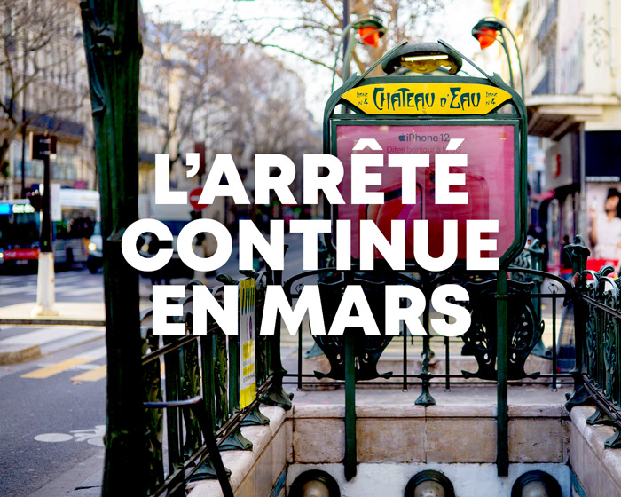 L’arrêté est prolongé et étendu !