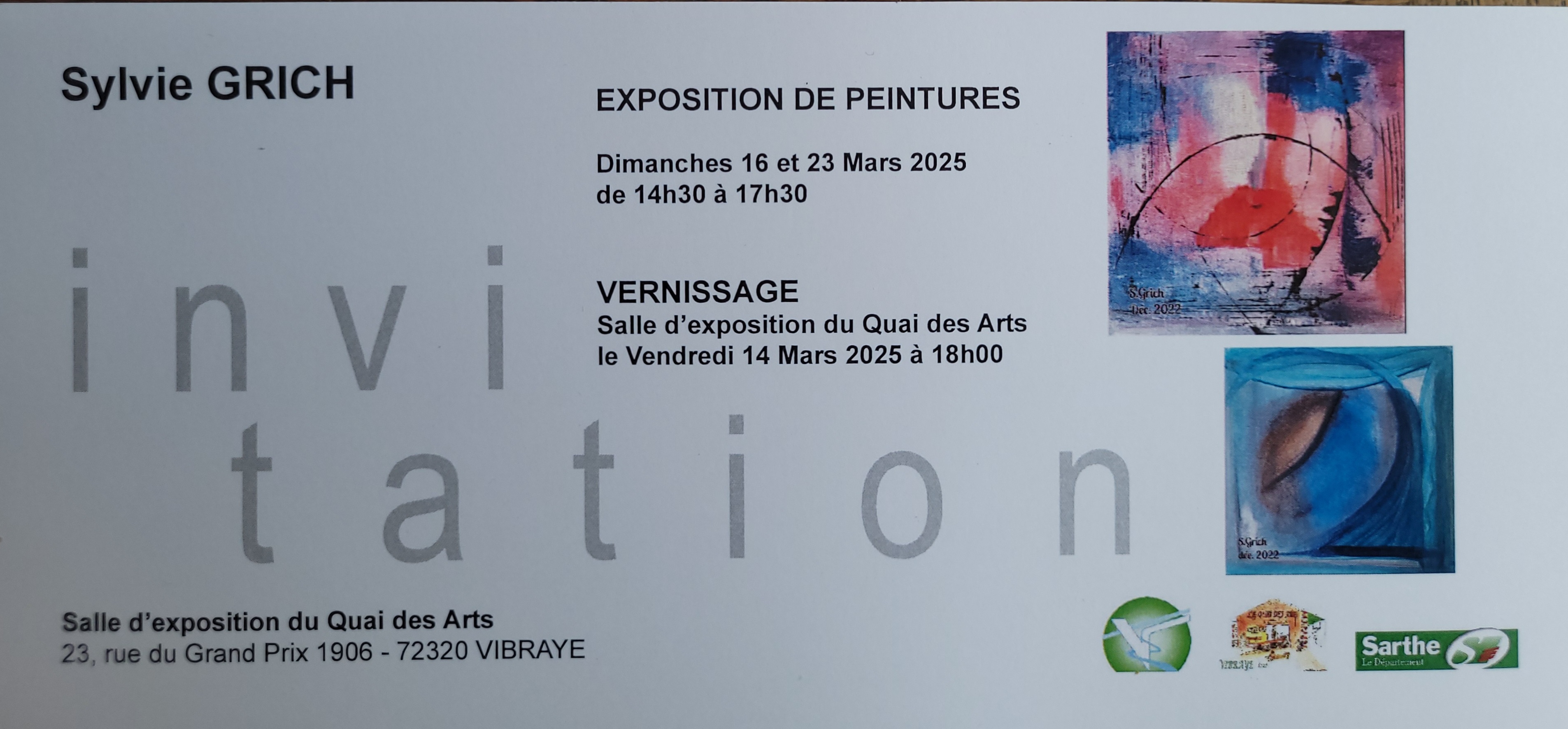 Les expositions en cours et à suivre