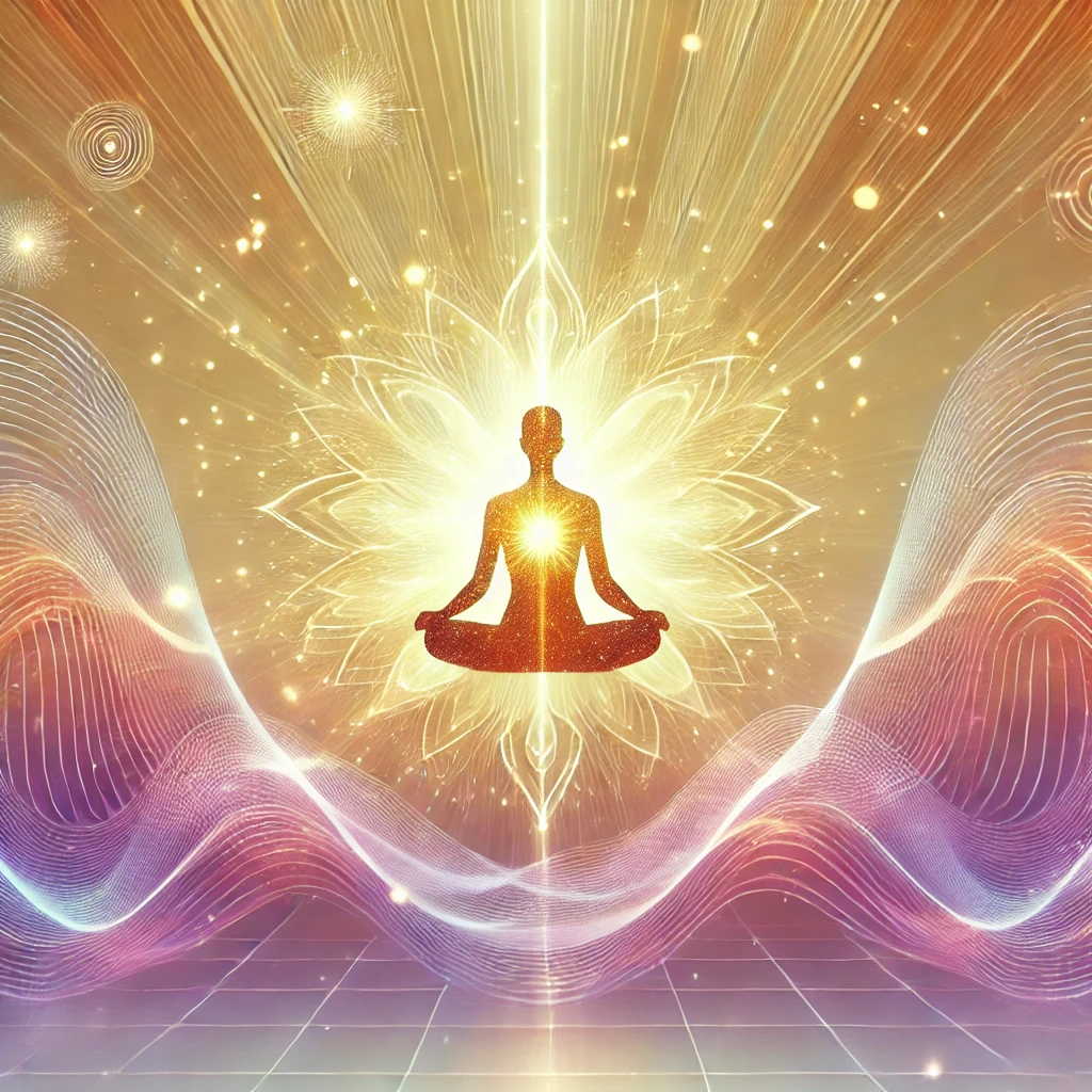 DALL-E-2025-02-22-15-44-24-A-bright-and-uplifting-illustration-of-a-meditating-person-surrounded-by-glowing-energy-waves-representing-quantum-energy-and-manifestation-The-figu