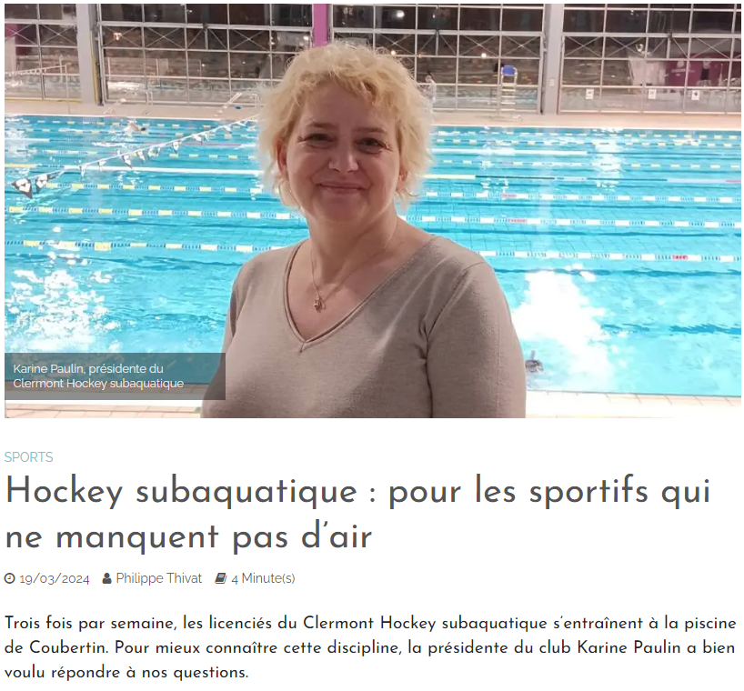 Hockey subaquatique : pour les sportifs qui ne manquent pas d’air
