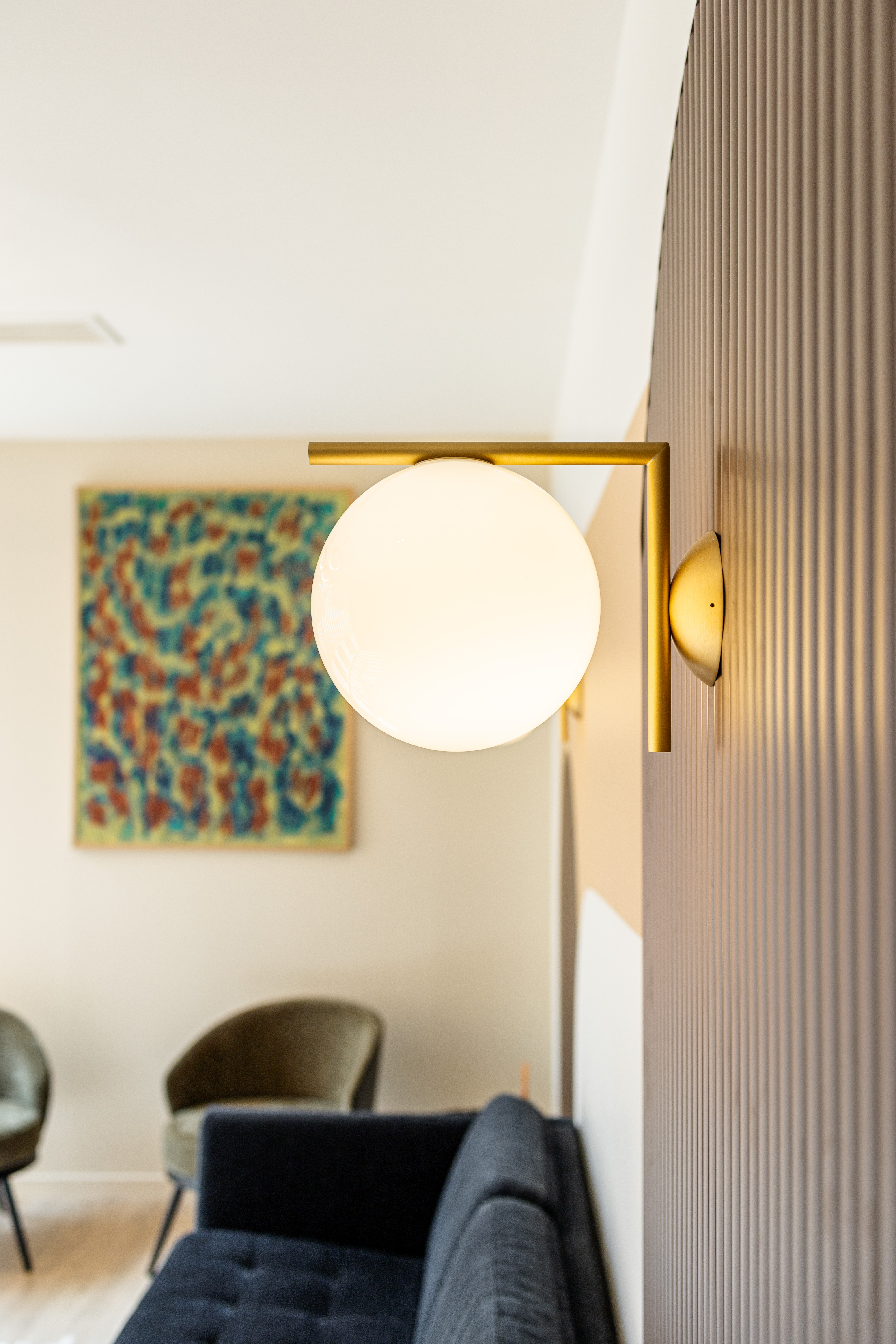 applique lumineuse sur bardage bois