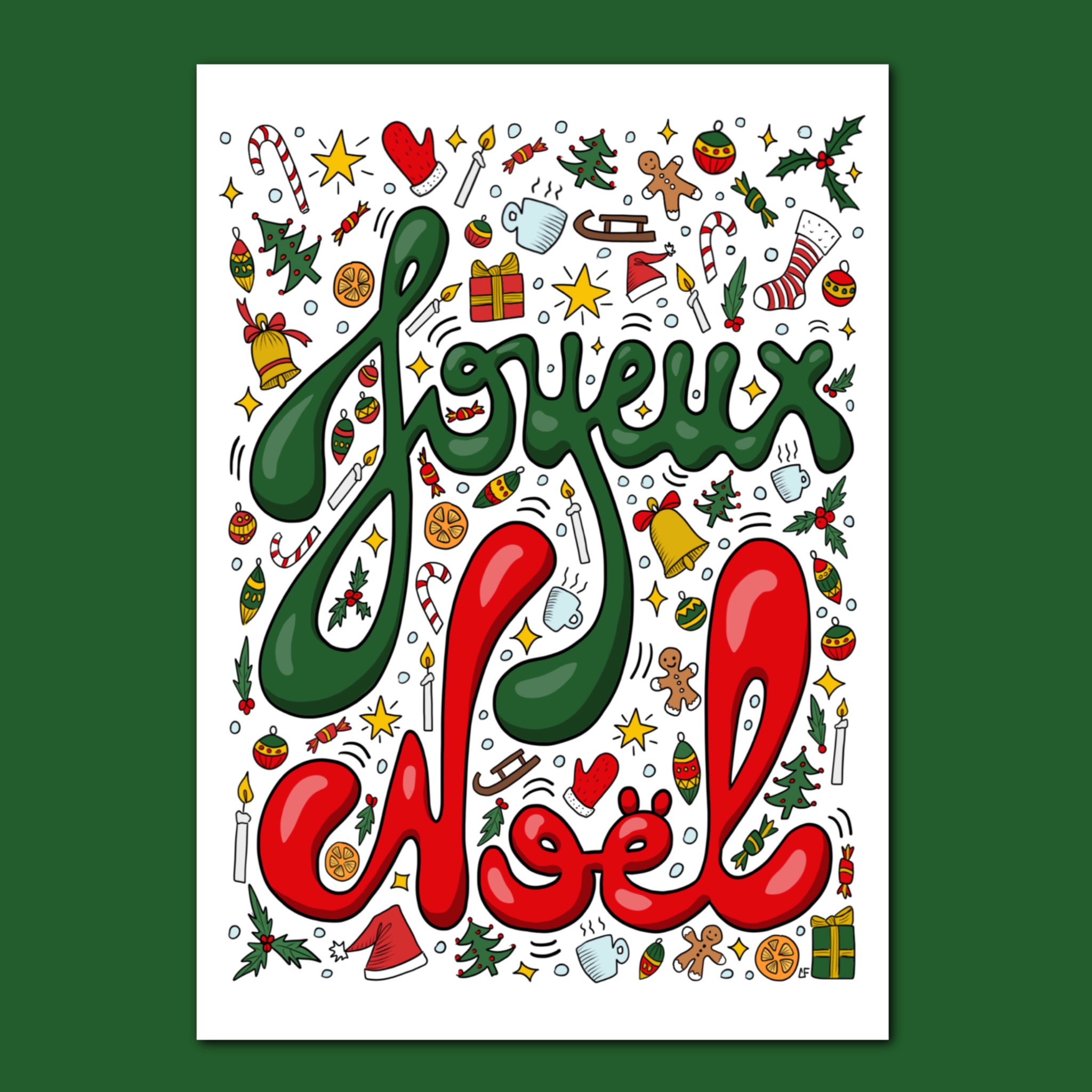 Carte joyeux noel