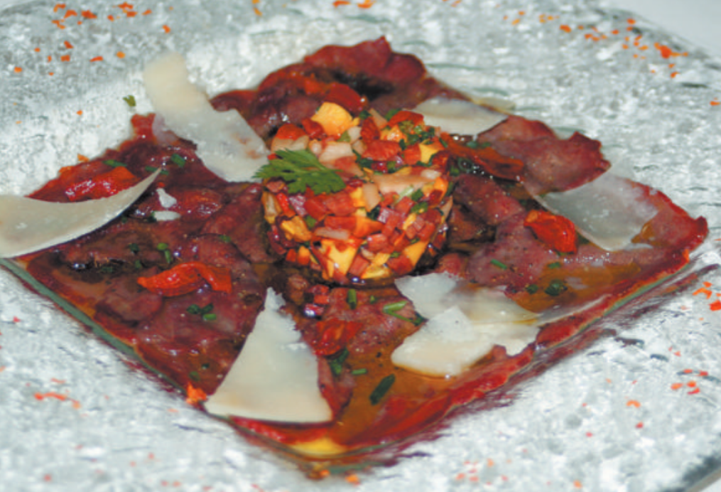 Carpaccio-chevreuil