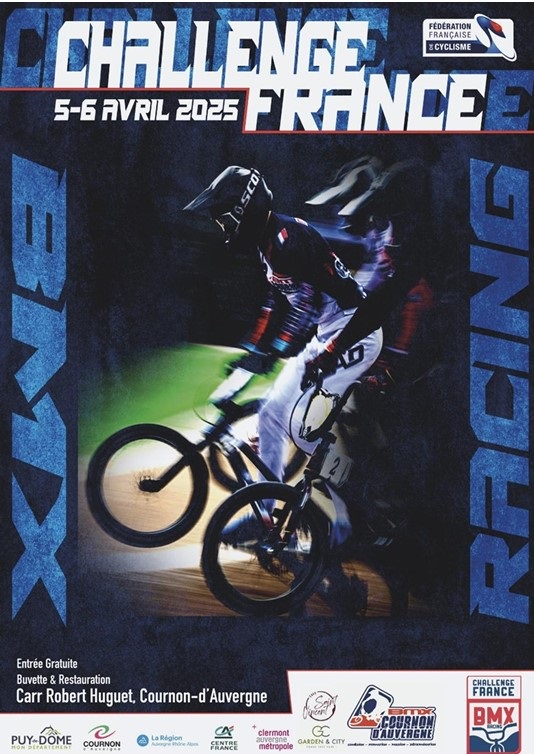 Challenge France BMX Racing 2025 SE #1 - COURNON: Guide de compétition