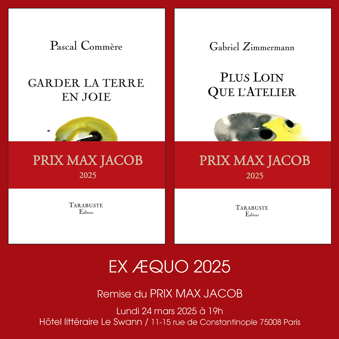 Prix max jacob 2025 tarabuste