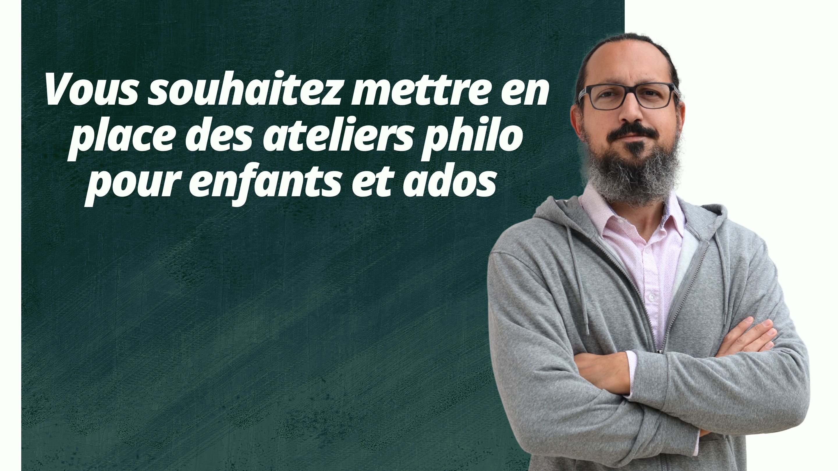 Flavien Lange : Ateliers de philosophie pour enfants et adolescents