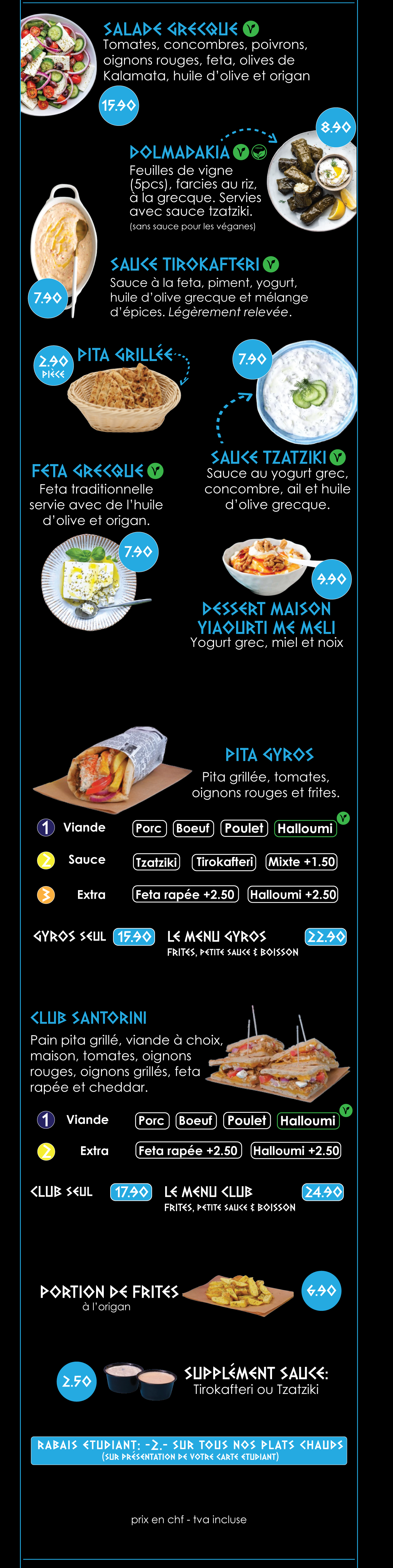 Menu-website