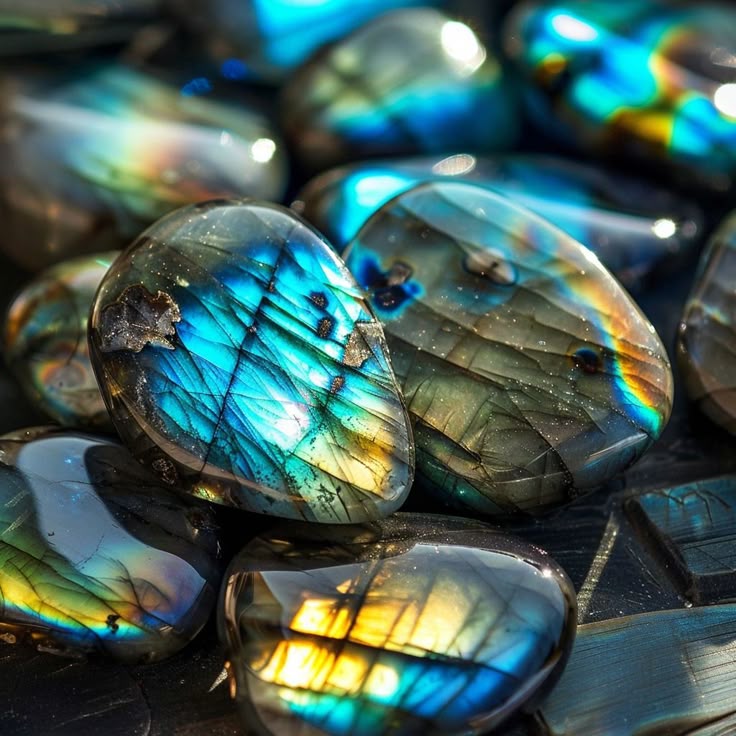 labradorites polies de pierres fines du monde