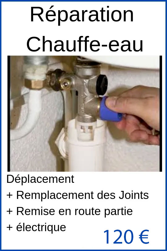 réparation chauffe eau  le raincy