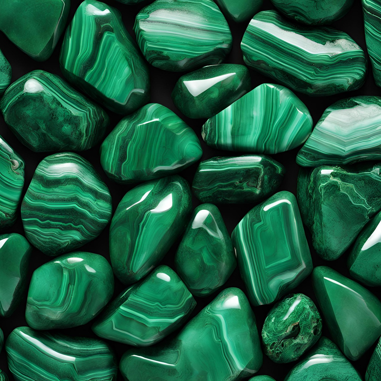 collection de malachite chez pierres fines du monde