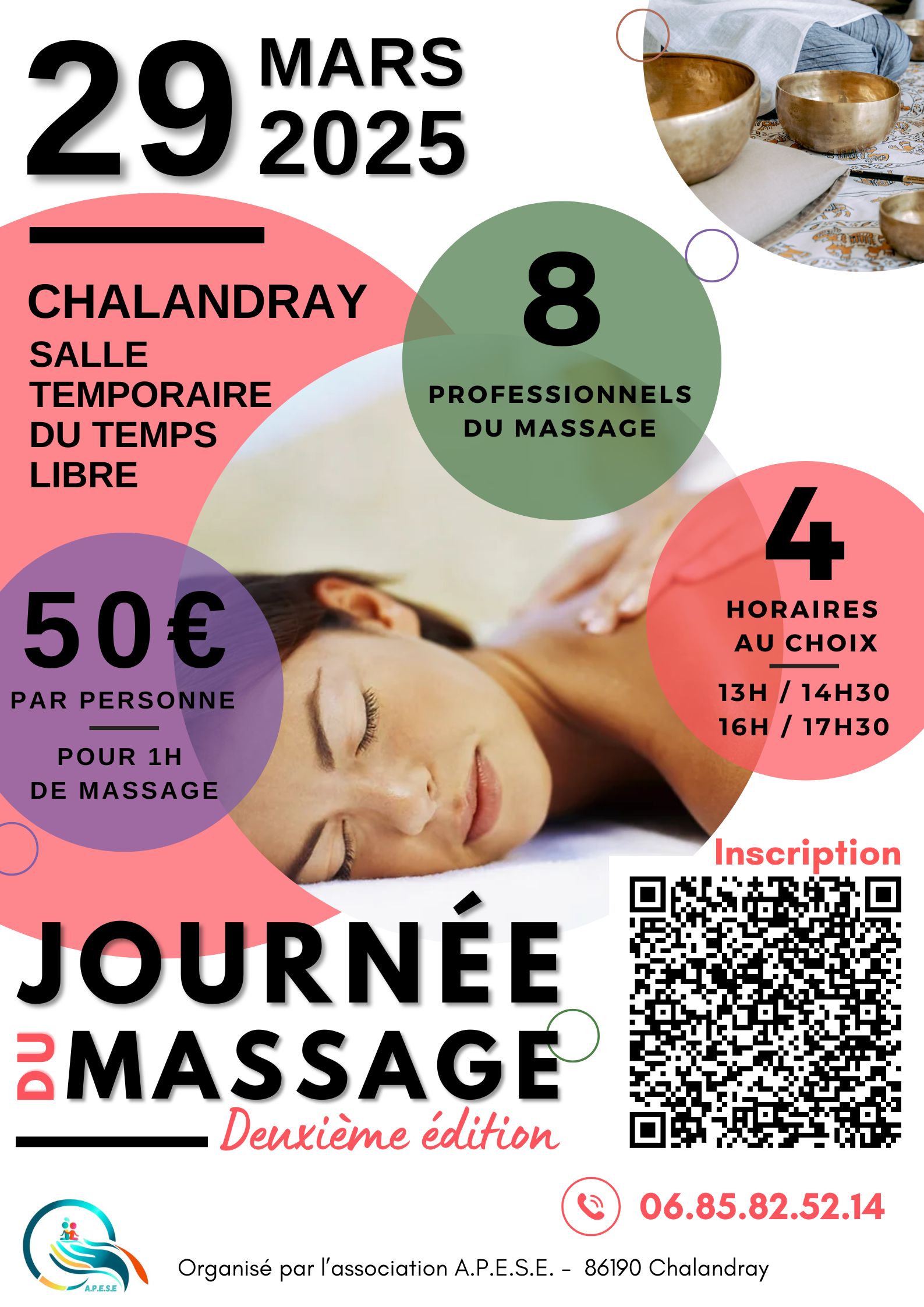 Journée du massage à Chalandray