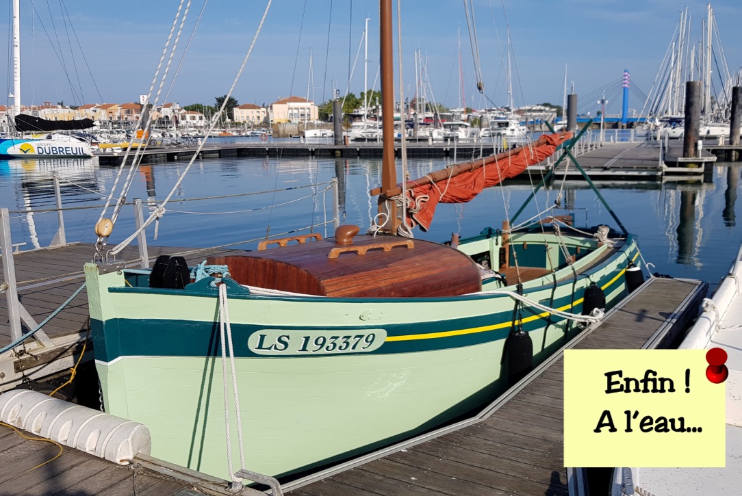 Enfin à l'eau !