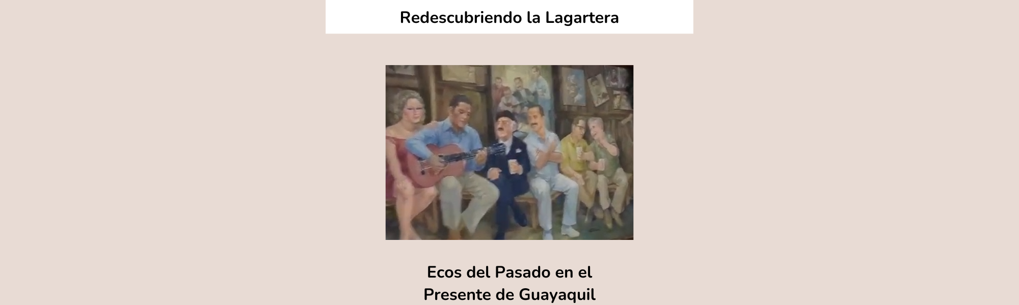 Re descubrir escenarios culturales