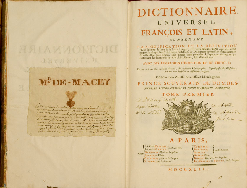 Interieur dictionnaire