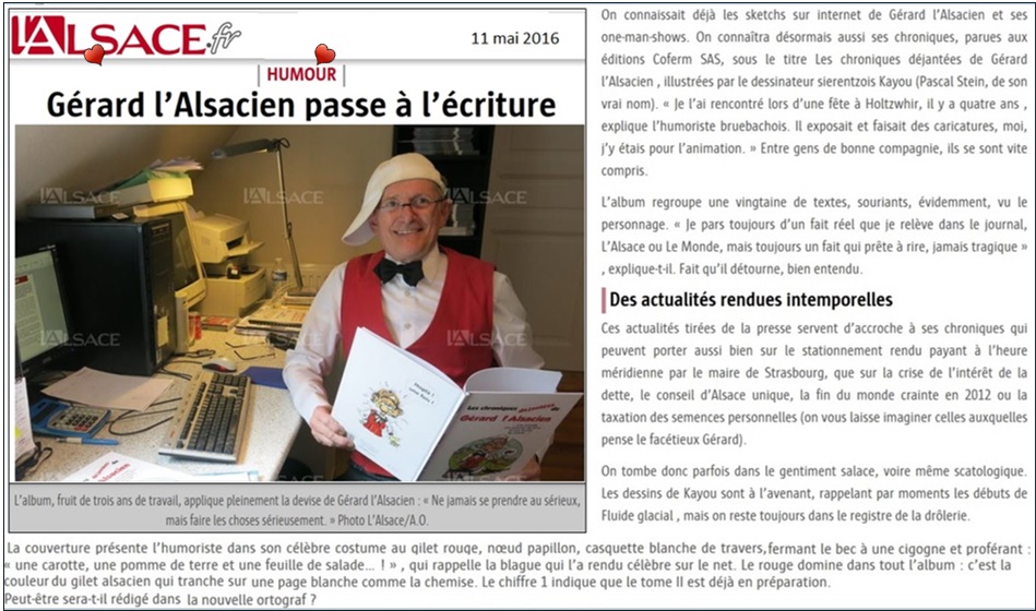 Alsace 11 mai 2016 album