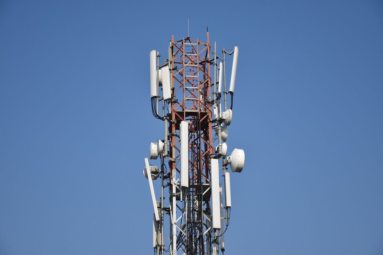 Antenne de téléphonie mobile.