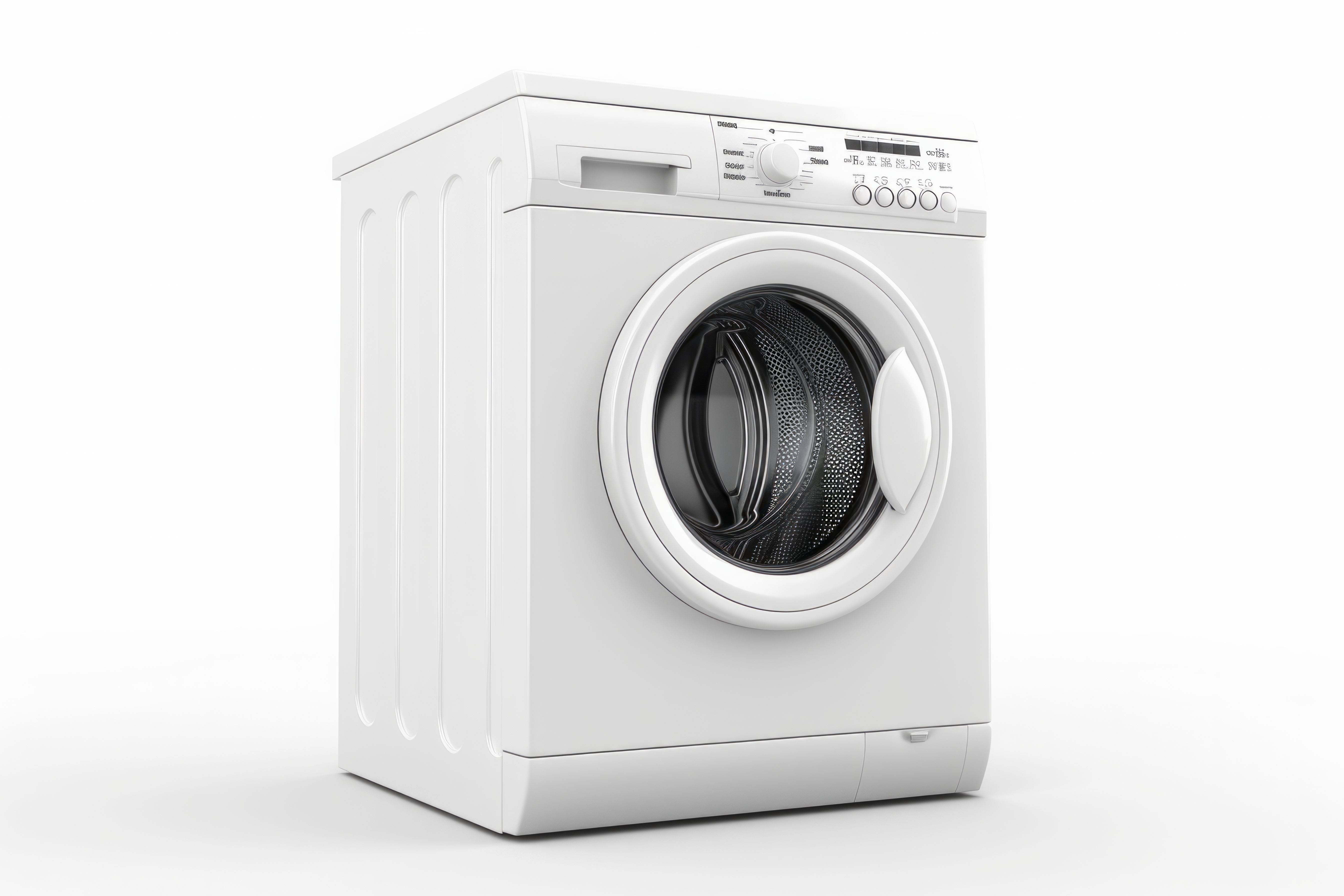 Vecteezy ai-generated-white-washing-machine-stands-isolated 39085455