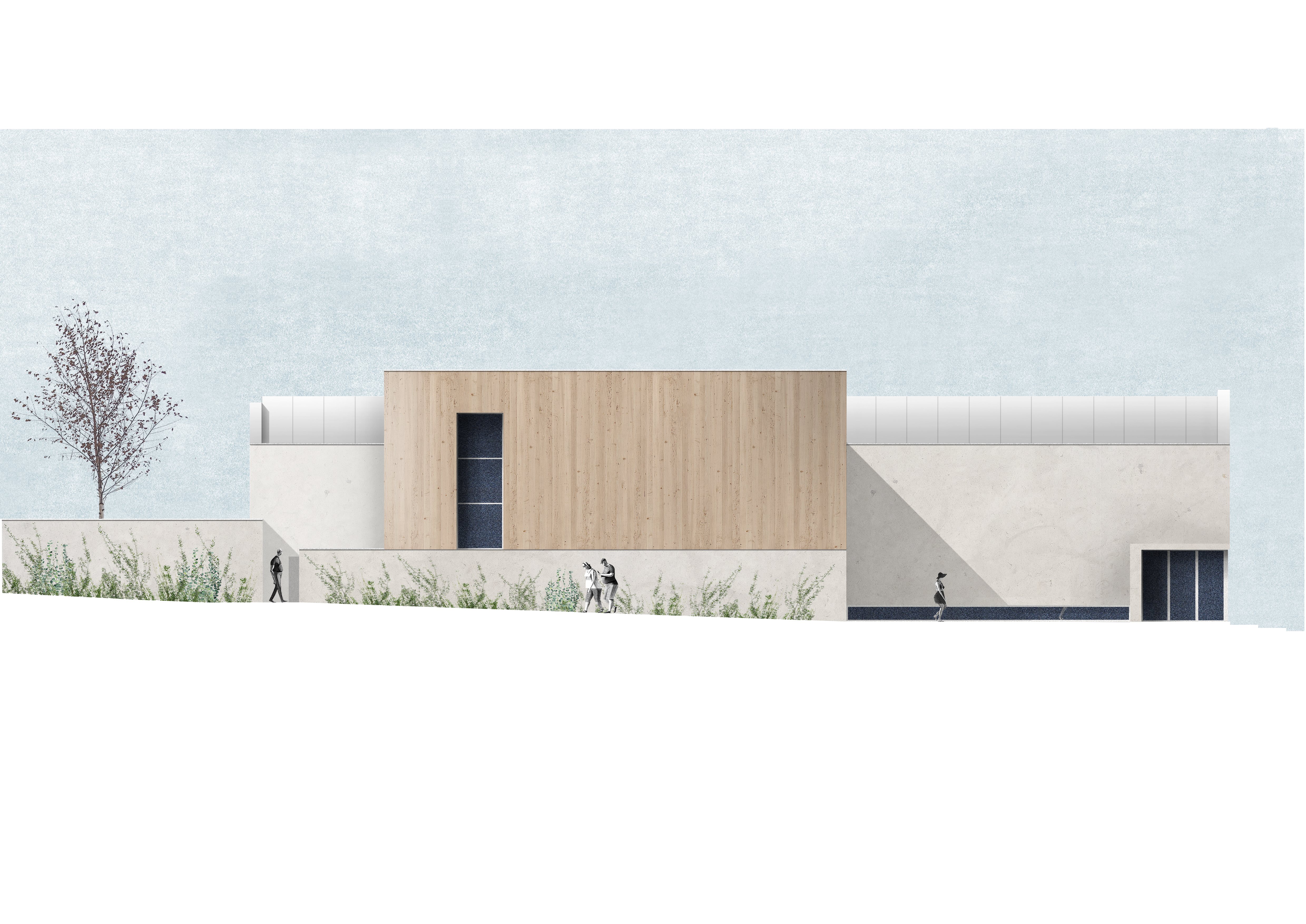 Facade-sud-est-locaux-sportifs-100-texture