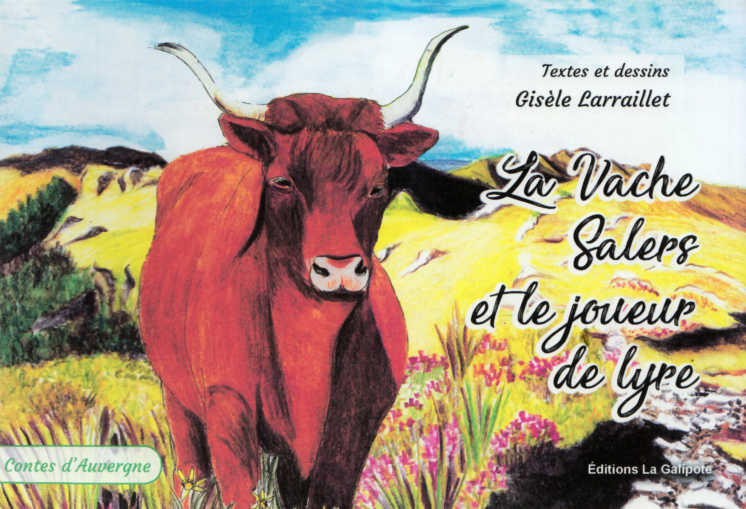 La vache Salers et le joueur de lyre