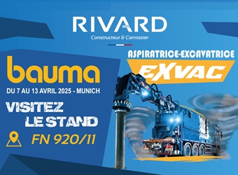 Rivard, en force à Bauma 2025 !