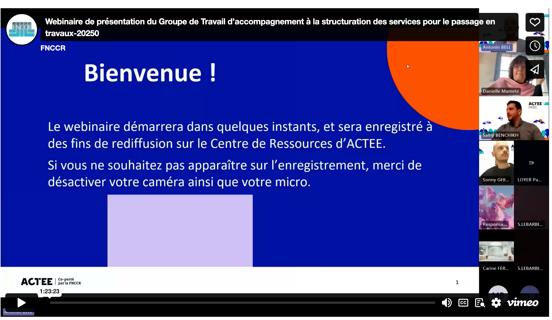 Webinaire travaux de rénovation énergétique - ACTEE