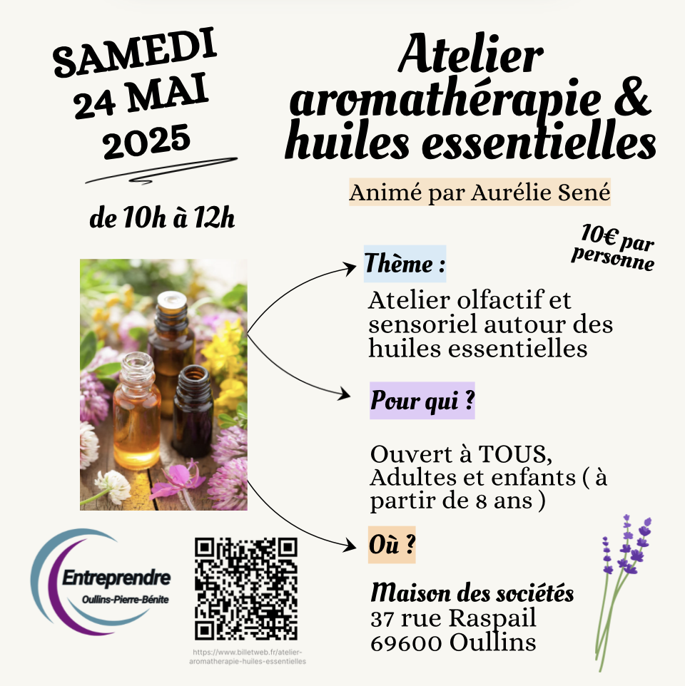 Atelier aromathérapie & huiles essentielles