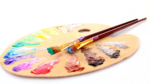 Depositphotos 6679719-stock-photo-wooden-art-palette-with-blobs