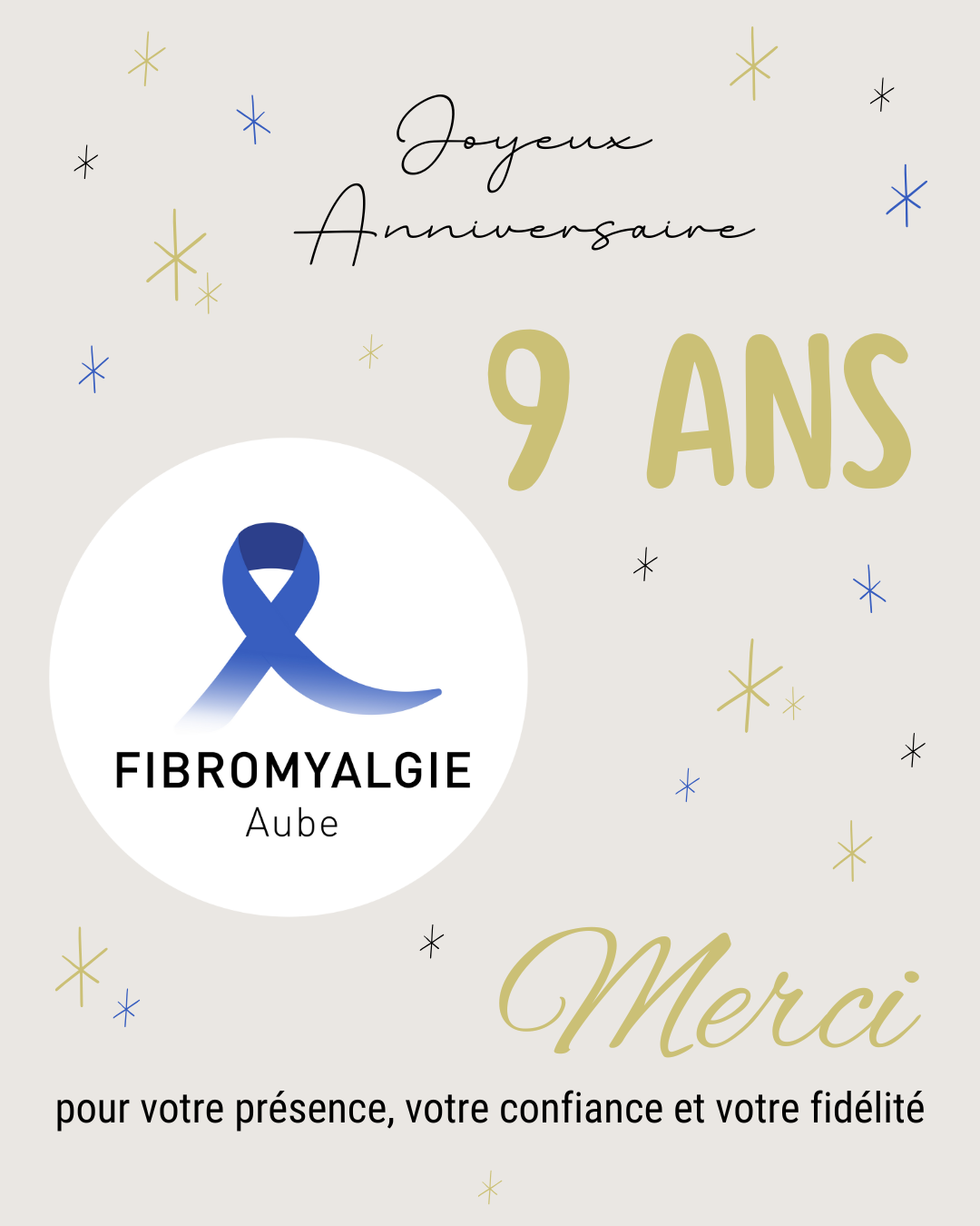 Anniversaire 9 ans de l'association Fibromyalgie Aube.