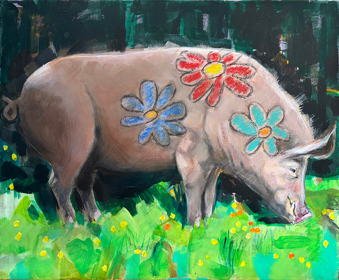 FLOWER POWER
Acrylique sur toile 61 x 50 cm
