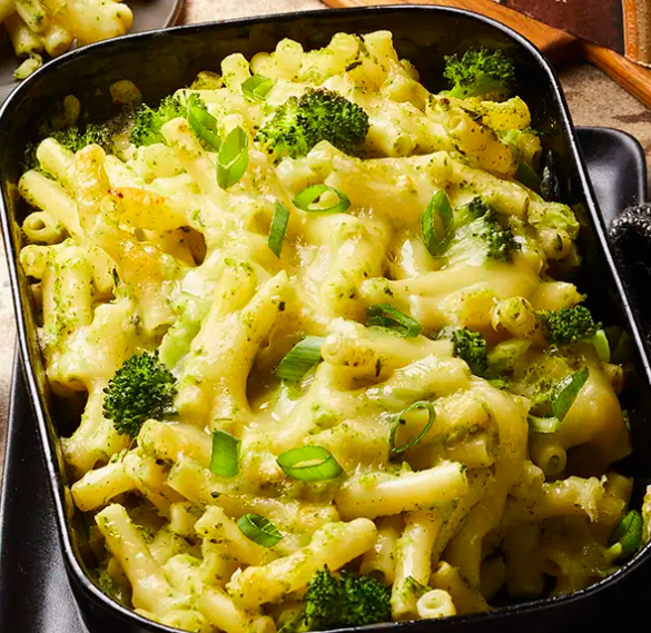 Gratin-macaroni broccoli