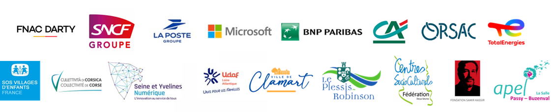 Logos de soutien Lumérique