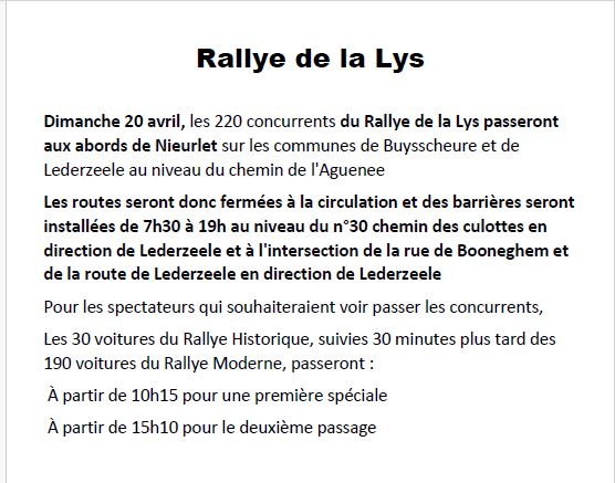 Info rallye