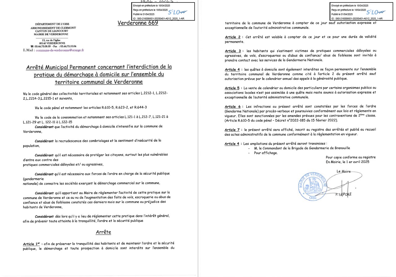 Arrete-interdiction-demarchage-a-domicile