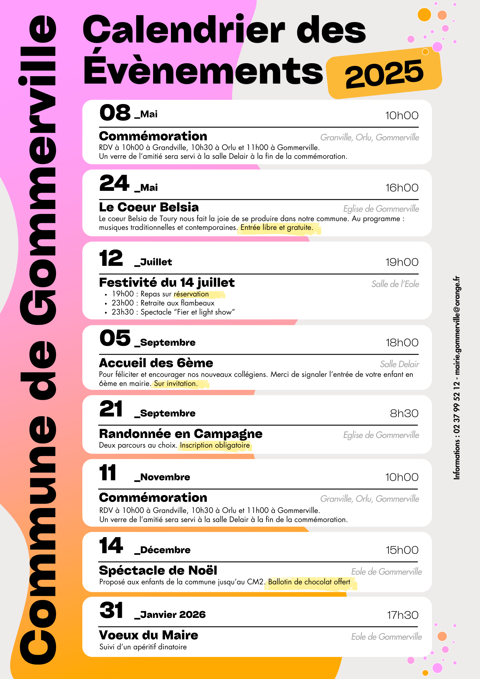 Affiche-Calendrier-de-Gommerville