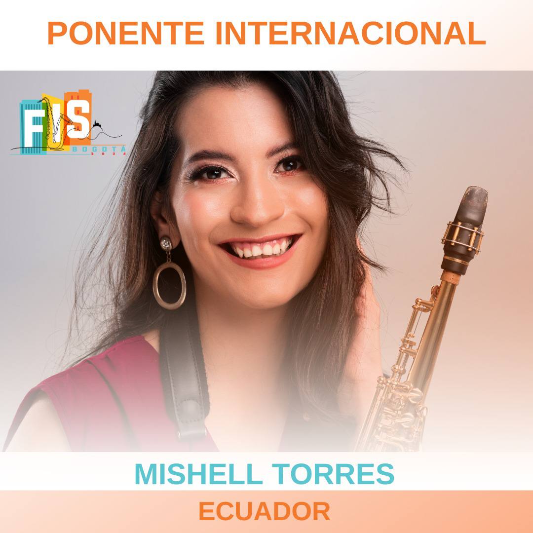 Ponencia bogota sax festival 2024 afiche