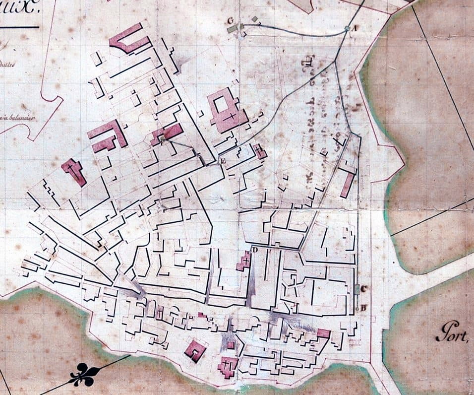 Plan-des-fontaines-et-lavoirs-XVIIIe-s-Agrandissement compress