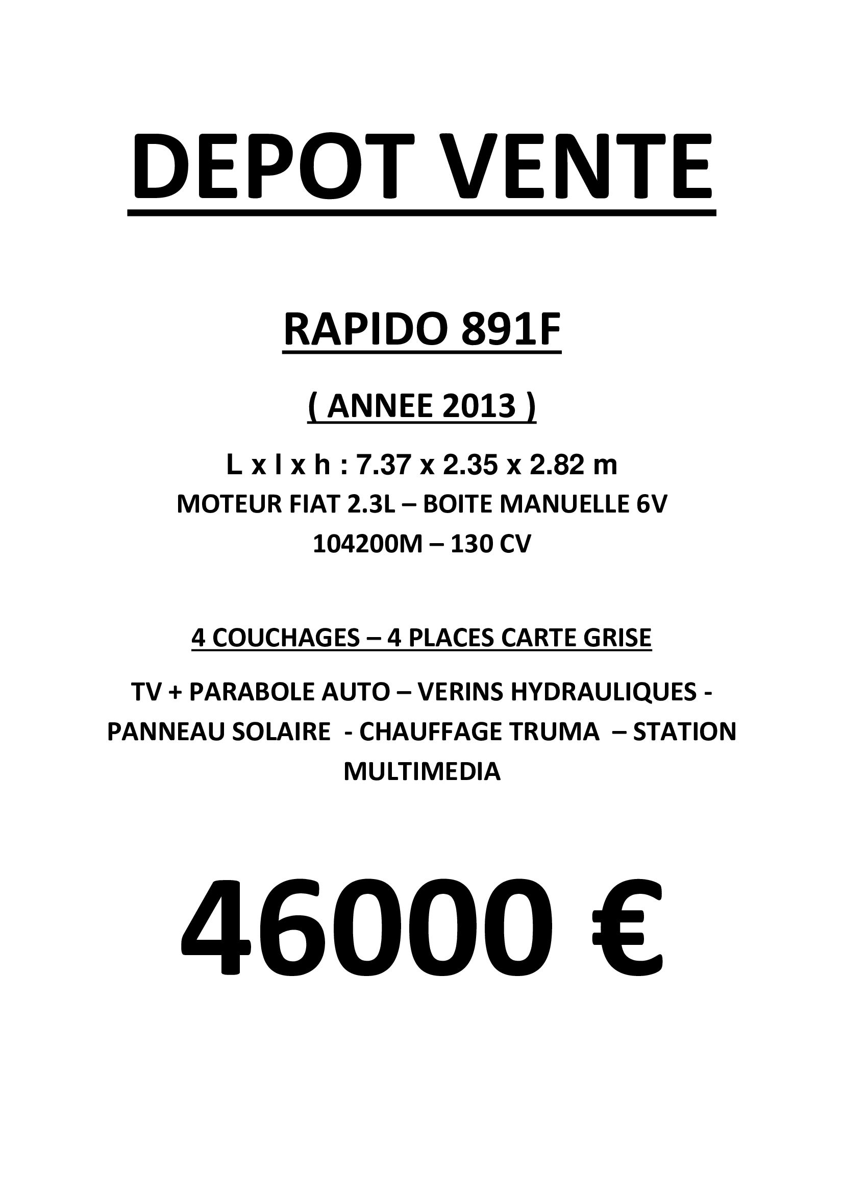 Depot vente 1 model guillet