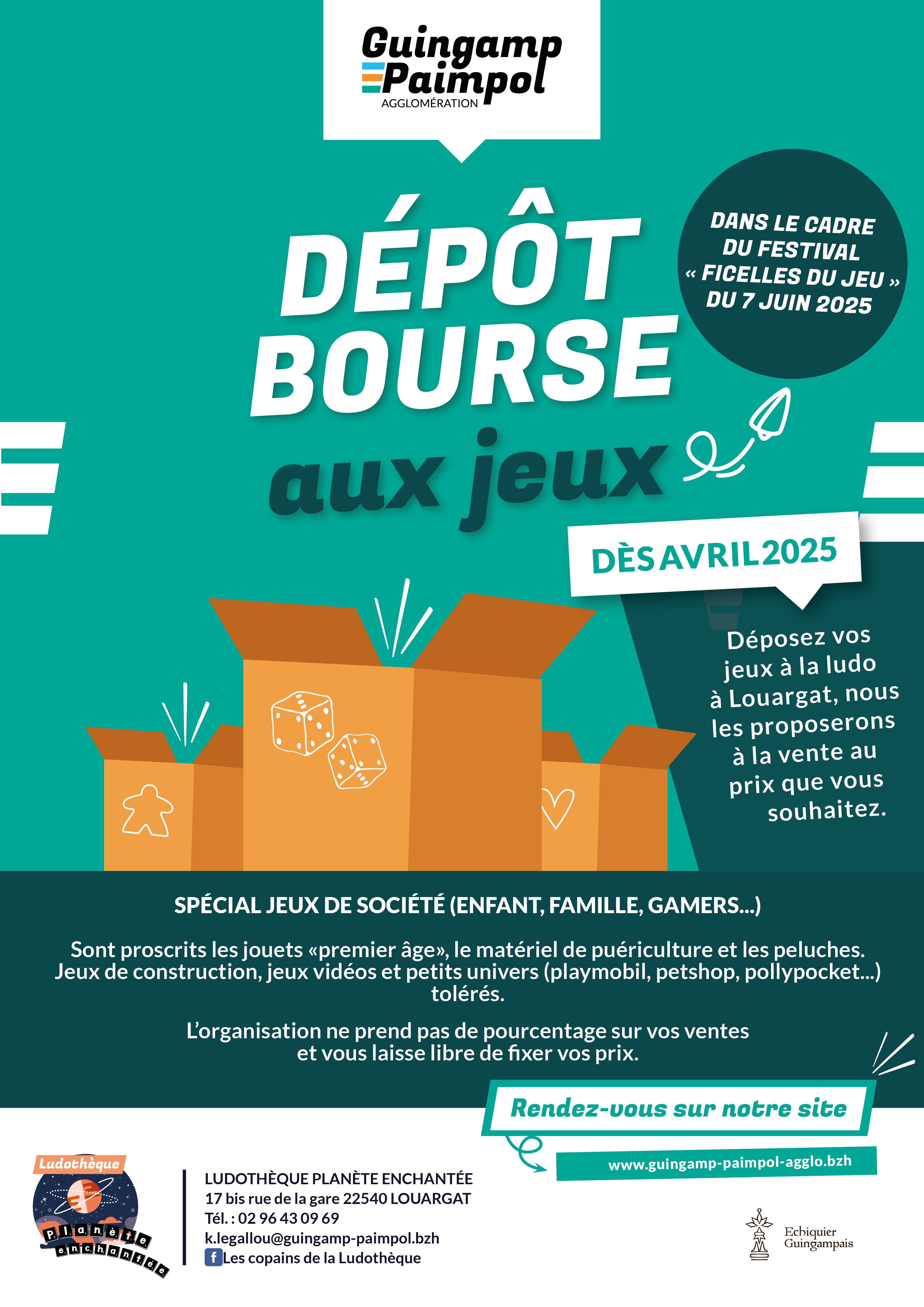 AFFICHE bourse jeux 2025