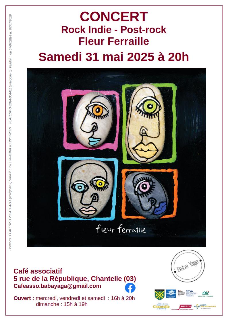 7 concert fleur ferraille mai 2025
