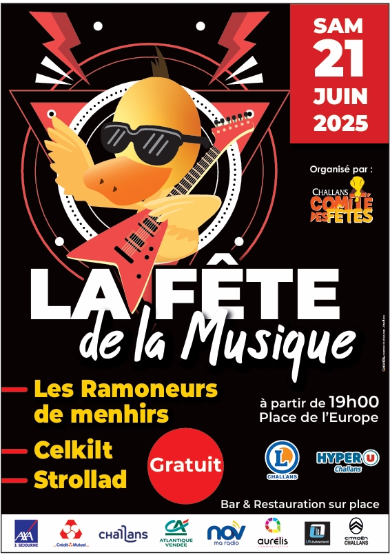 Affiche fete de la musique 2025