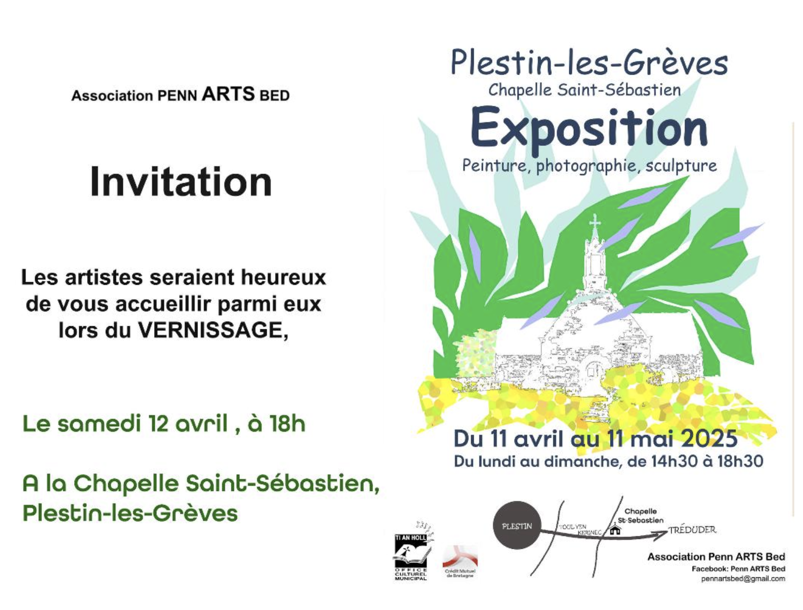 Exposition Plestin les Grèves avril-mai 2025