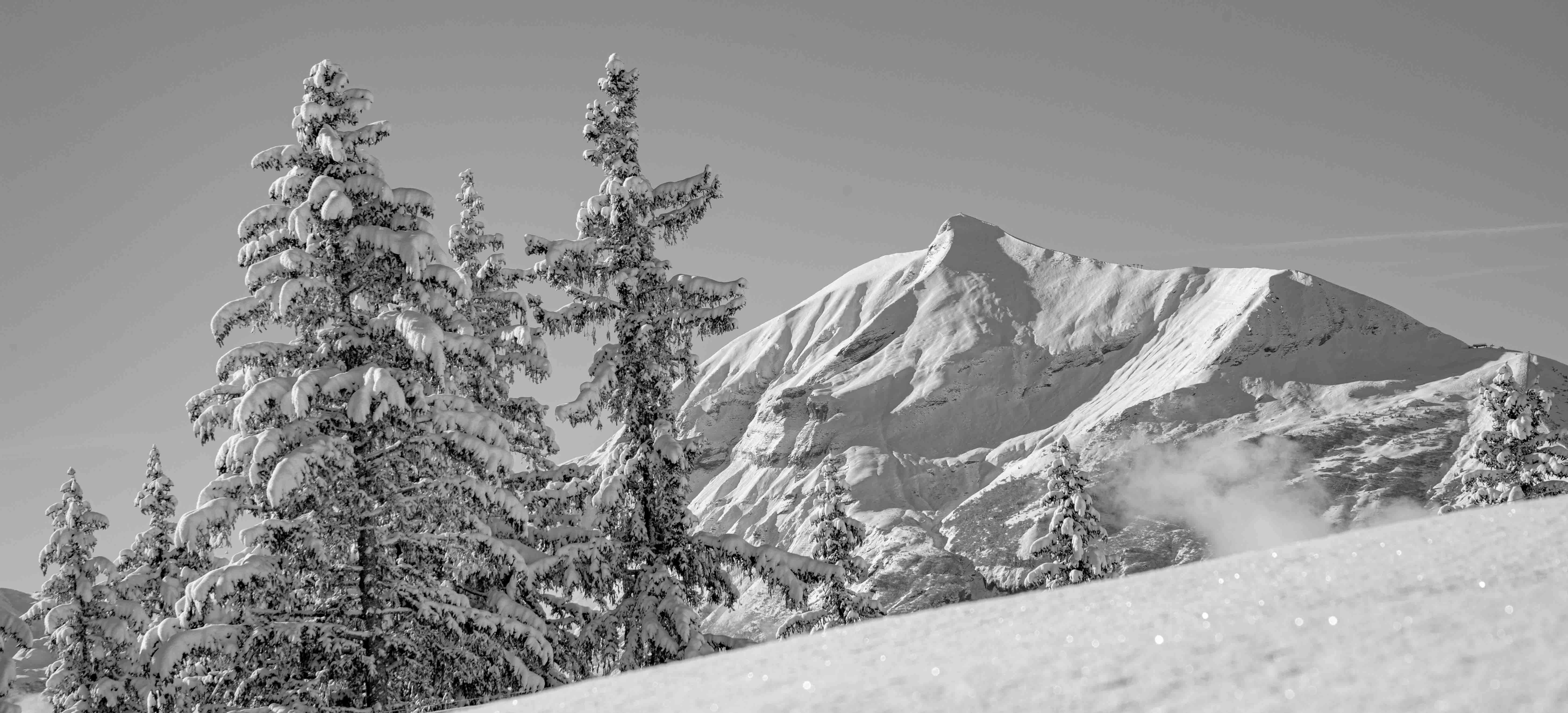 Le mont joly vu du col de voza
