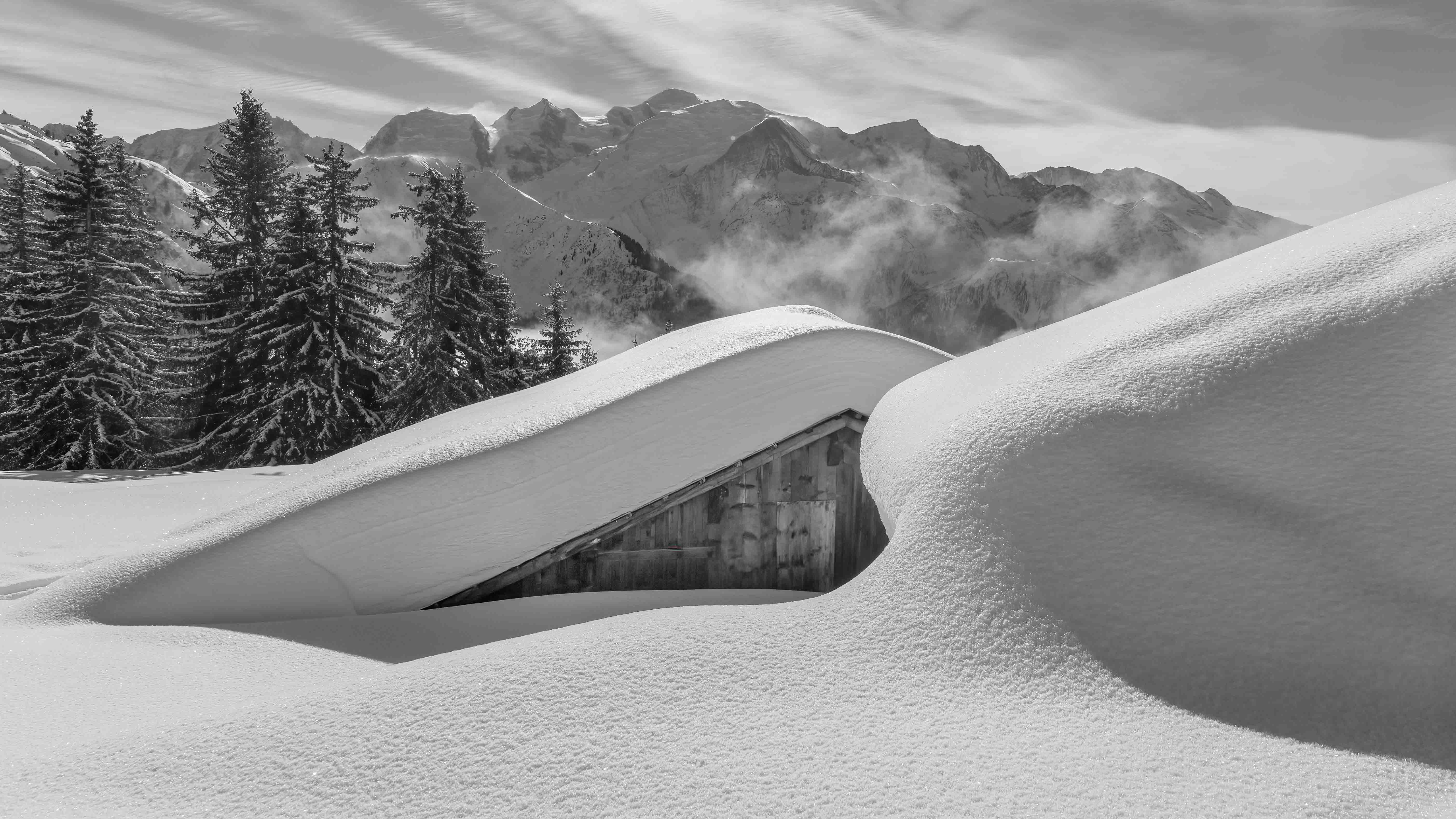 Chalet enneige des mollays
