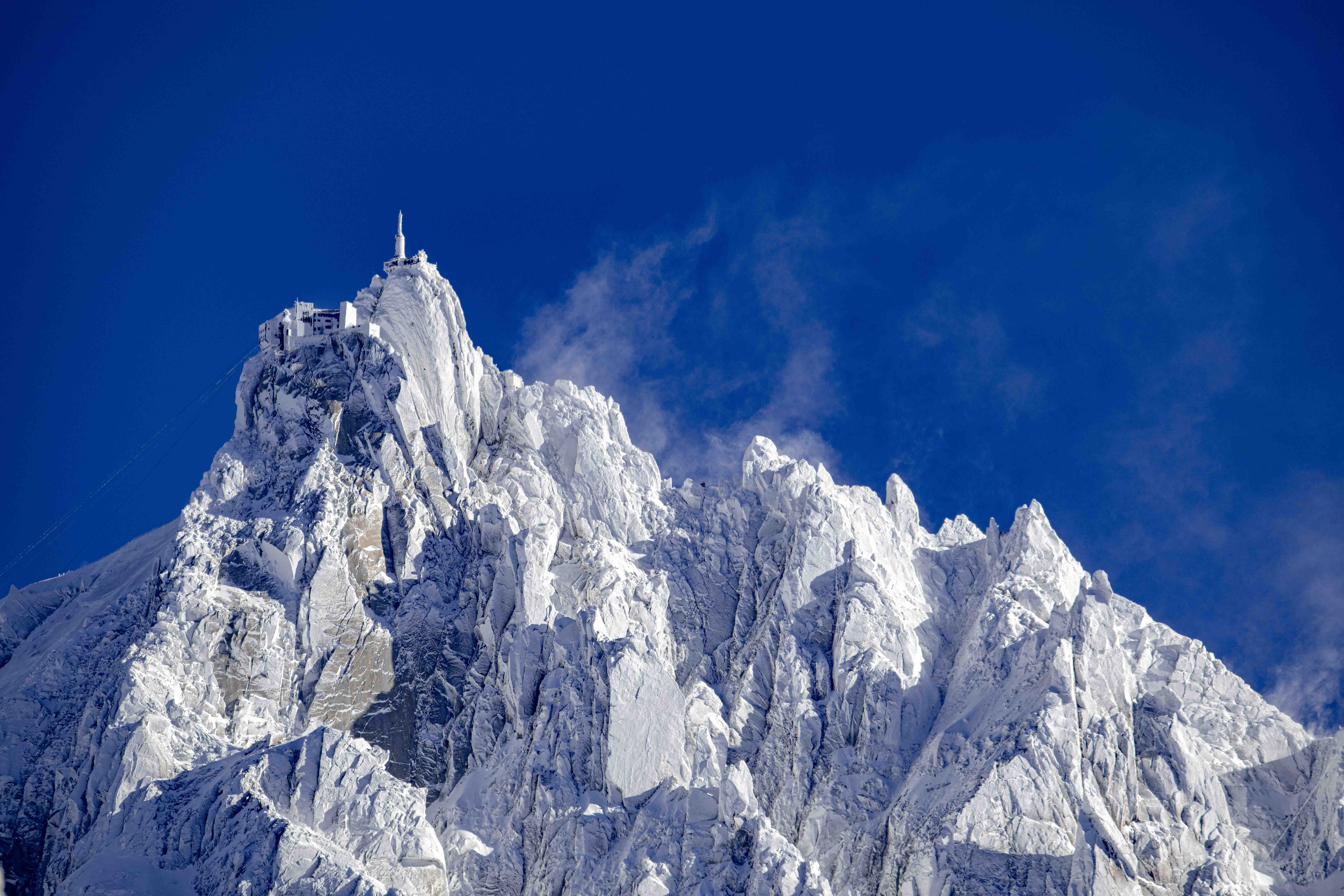Aiguille du midi platree