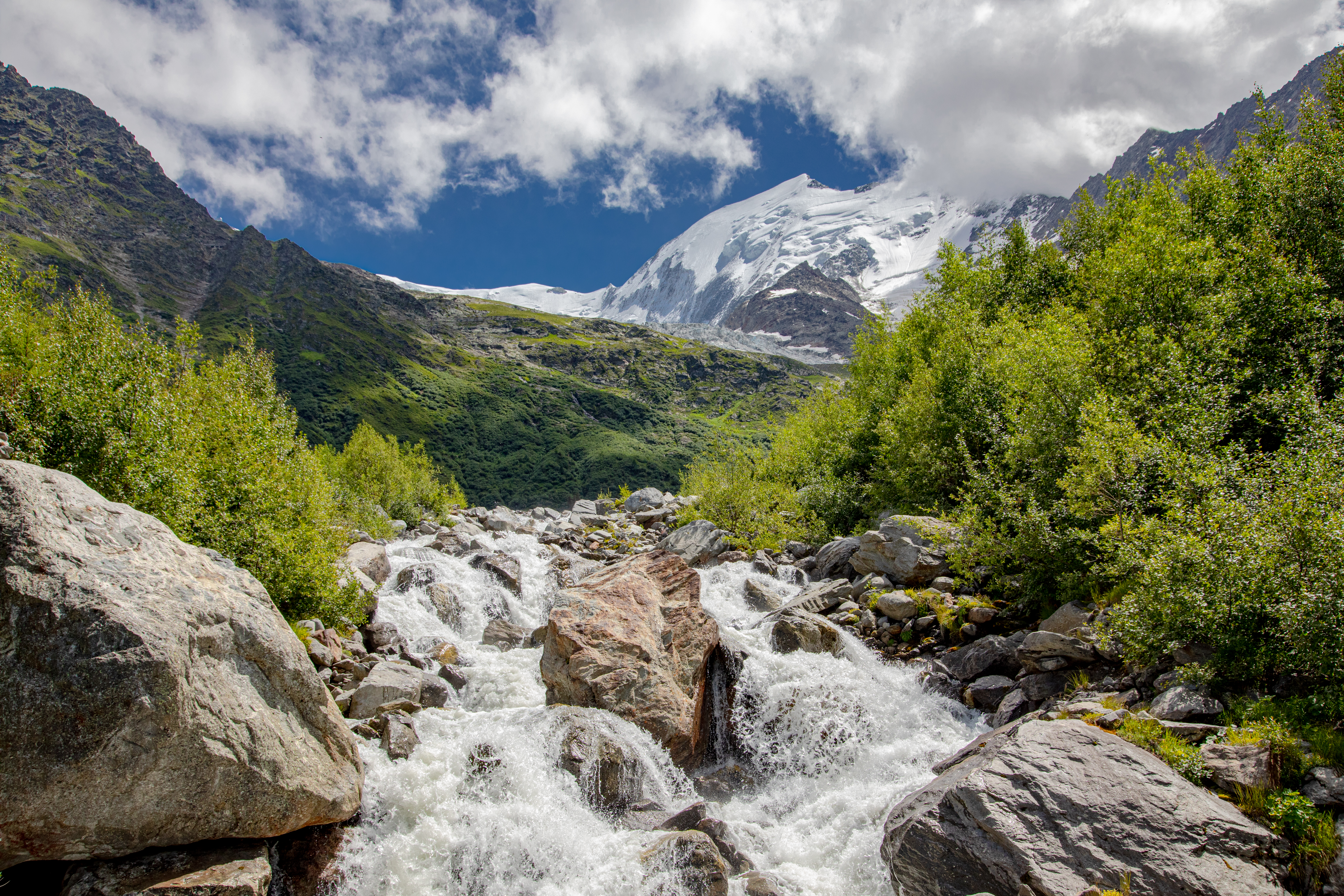 Bionnassay de l aiguille au torrent