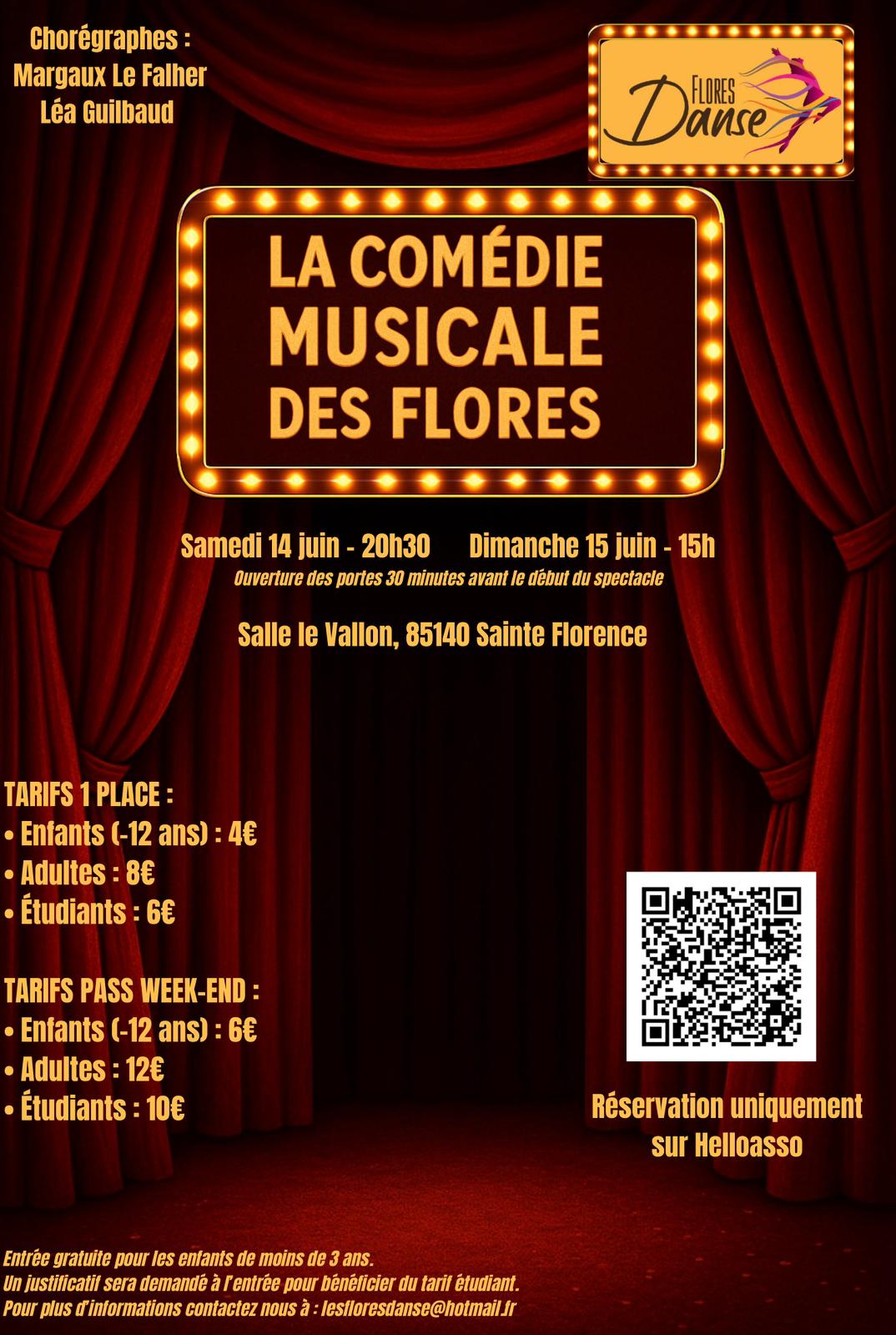 Affiche-gala-2025 La-Comedie-Musicale-des-Flores
