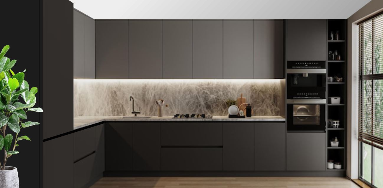 Noire d angle 1140cm 4 coffres 1 tiroir anlaise 3890 