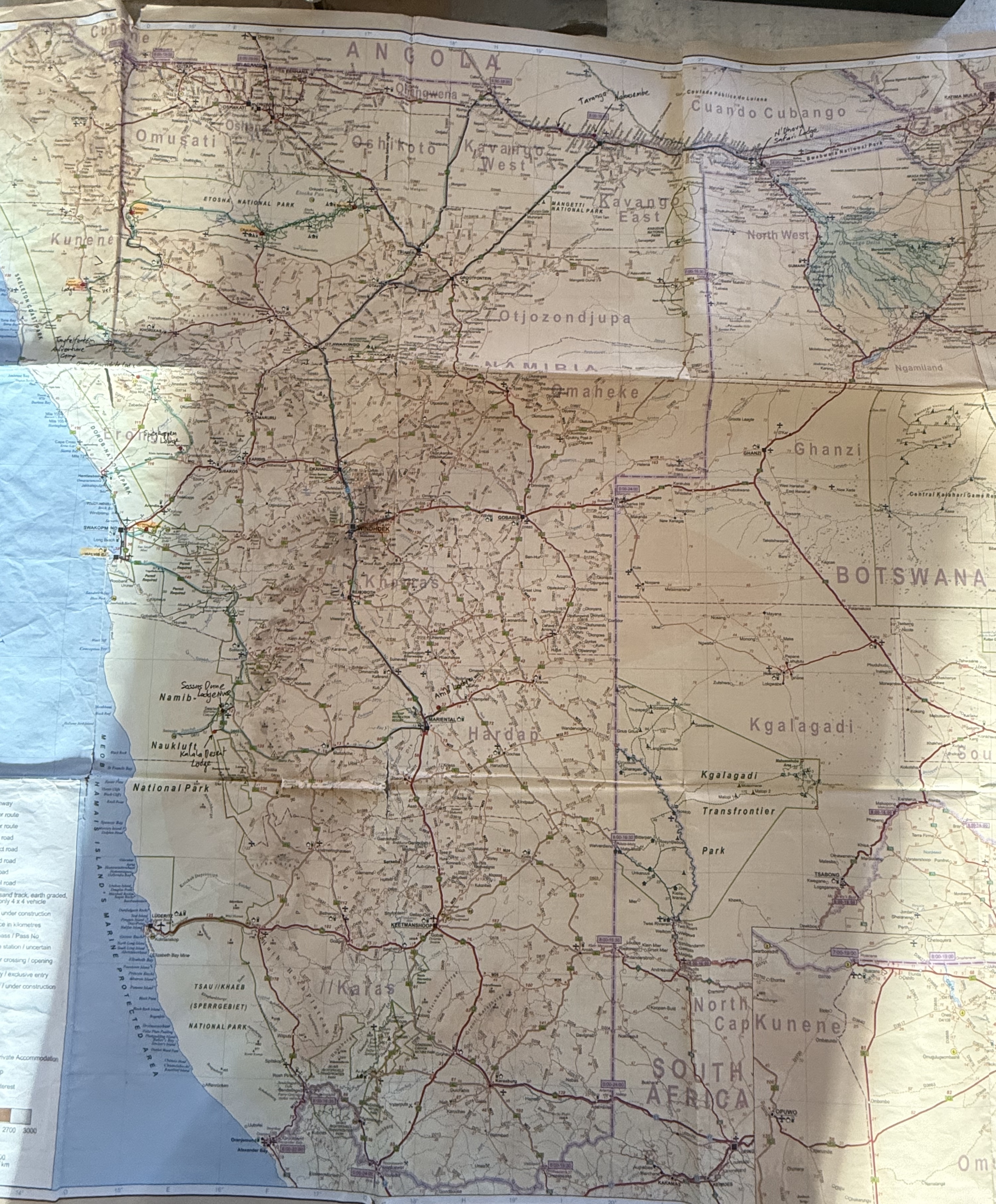 Escapade routière en Namibie